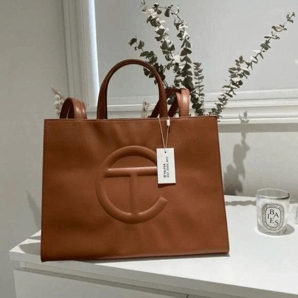 Telfar_Medium_Brown_Shopping_Bag - Picture 1 of 4